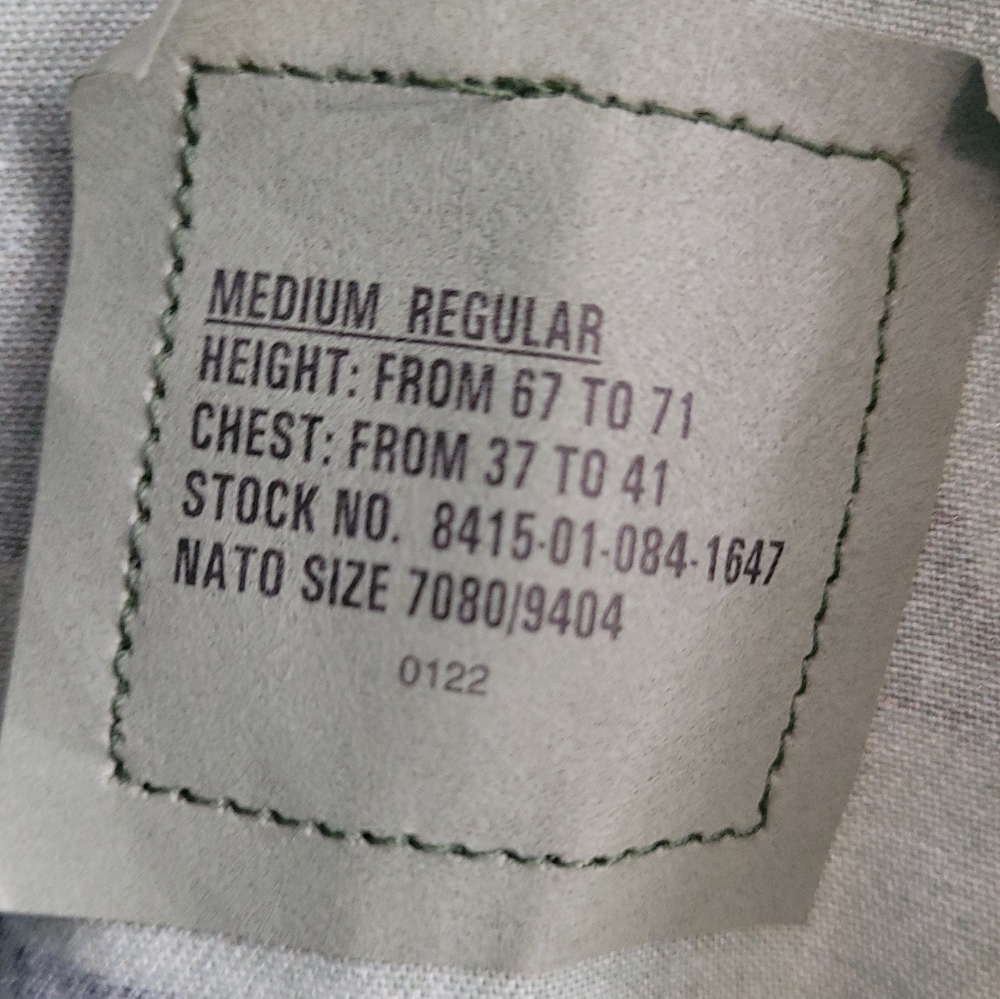 Military Camouflage BDU Shirt - Picture 4 of 5